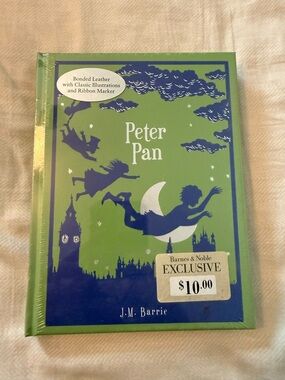 Peter Pan Hardcover Book - Green & Blue